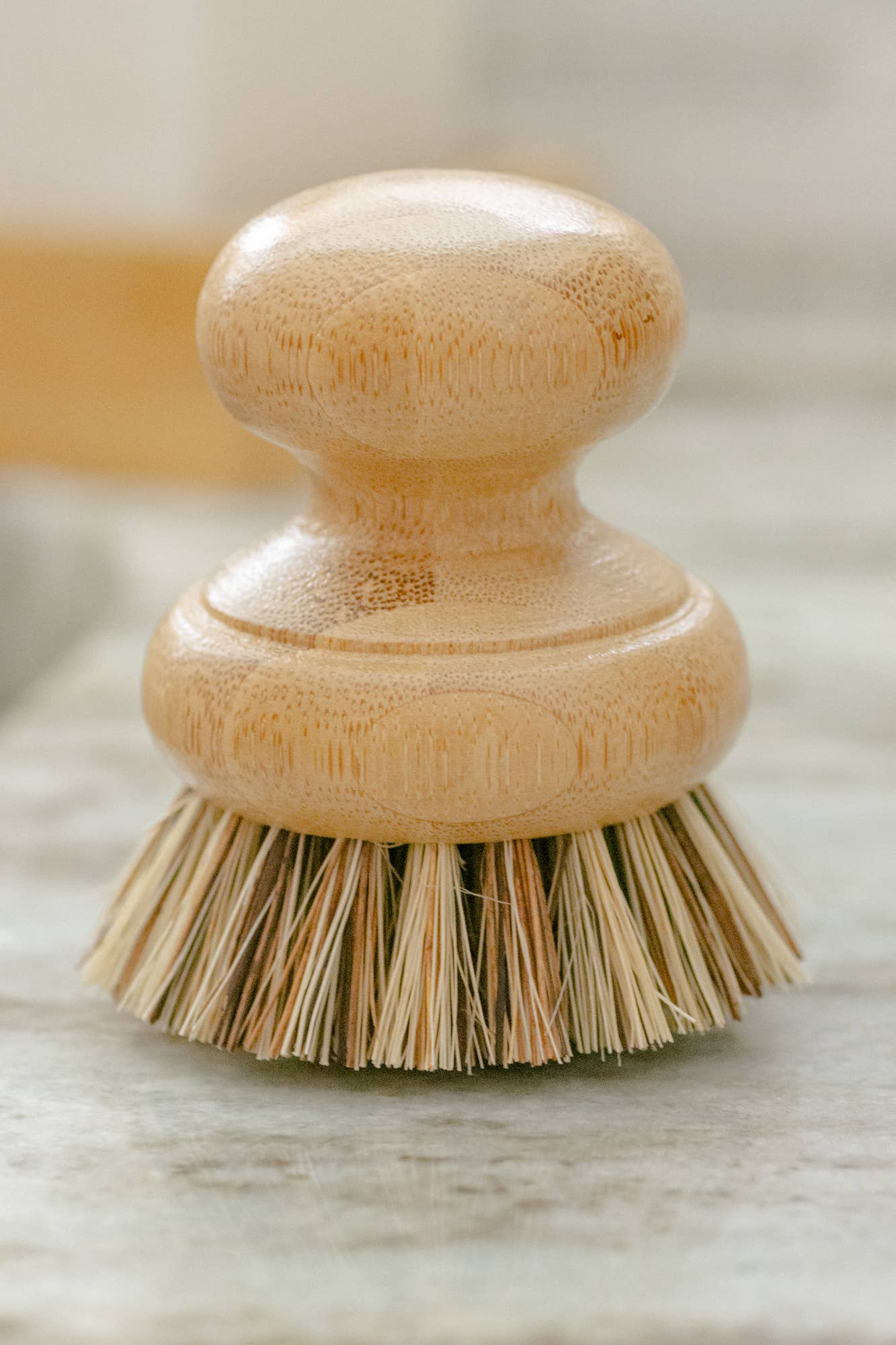 Bamboo Pot Scrubber Brush