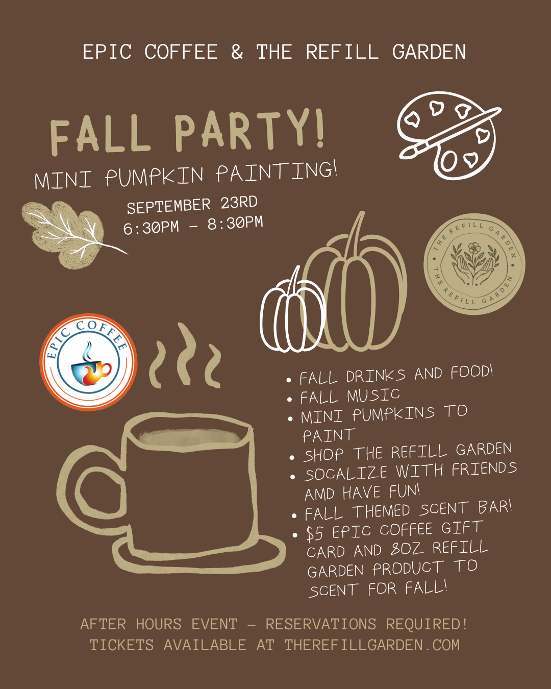 Fall Party with Epic Coffee